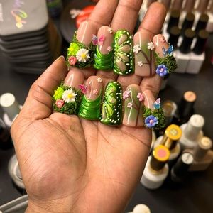 Garden Fairy Luxury Press on Nails
